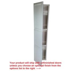 Timber Tree Cabinets Chadwick Recessed White Enamel Medicine Cabinet 81h X 15.5w X 3.5d -Laural Home Shop e951646b02db0160 3472 w800 h800 b1 p0