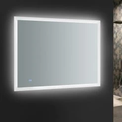 Fresca Angelo Bathroom Mirror With Halo Style LED Lighting And Defogger, 48"x36" 15 Fresca Angelo Bathroom Mirror With Halo Style LED Lighting And Defogger, 48"x36" -Laural Home Shop e9d1ac620f08f5ee 9099 w800 h800 b0 p0