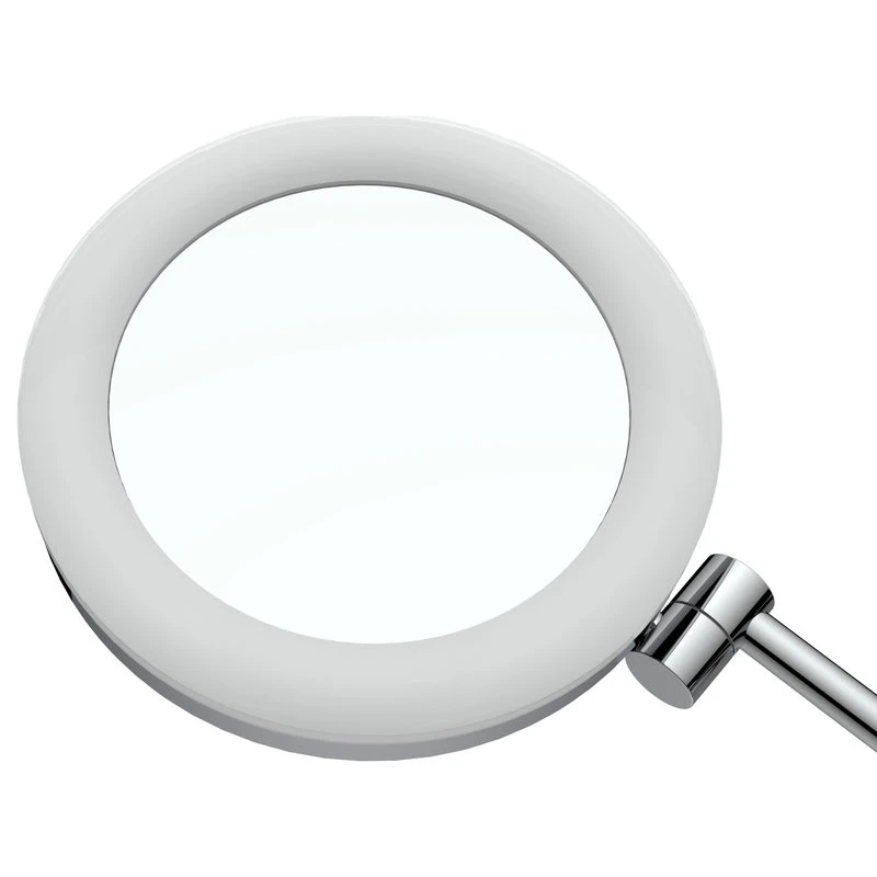 Wellfor 8" LED Wall Mount Two-Sided Makeup Vanity Mirror 3X Magification Rotation 10 Wellfor 8" LED Wall Mount Two-Sided Makeup Vanity Mirror 3X Magification Rotation - Image 8