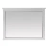 Vinnova Lorna 48" Rectangular Bathroom/Vanity Framed Wall Mirror, White -Laural Home Shop ec0133cd009c4676 5243 w800 h800 b1 p0