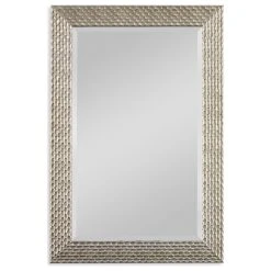 Vhomes Lights Od Mdf Rectangle Mirror With Satin Pewter Finish Mirror