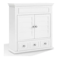 Pemberly Row Medicine Cabinet In White -Laural Home Shop ec7158500be61b4d 4292 w800 h800 b1 p0