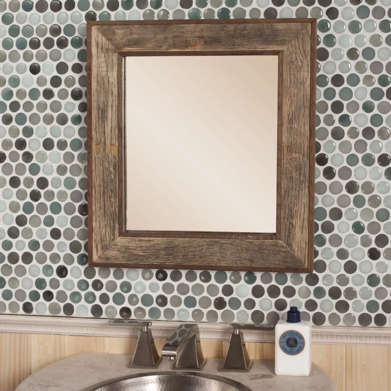 Native Trails MR119 20-3/4" X 18-3/4" Rectangular Framed Bathroom - Natural Oak 7 Native Trails MR119 20-3/4" X 18-3/4" Rectangular Framed Bathroom - Natural Oak - Image 5