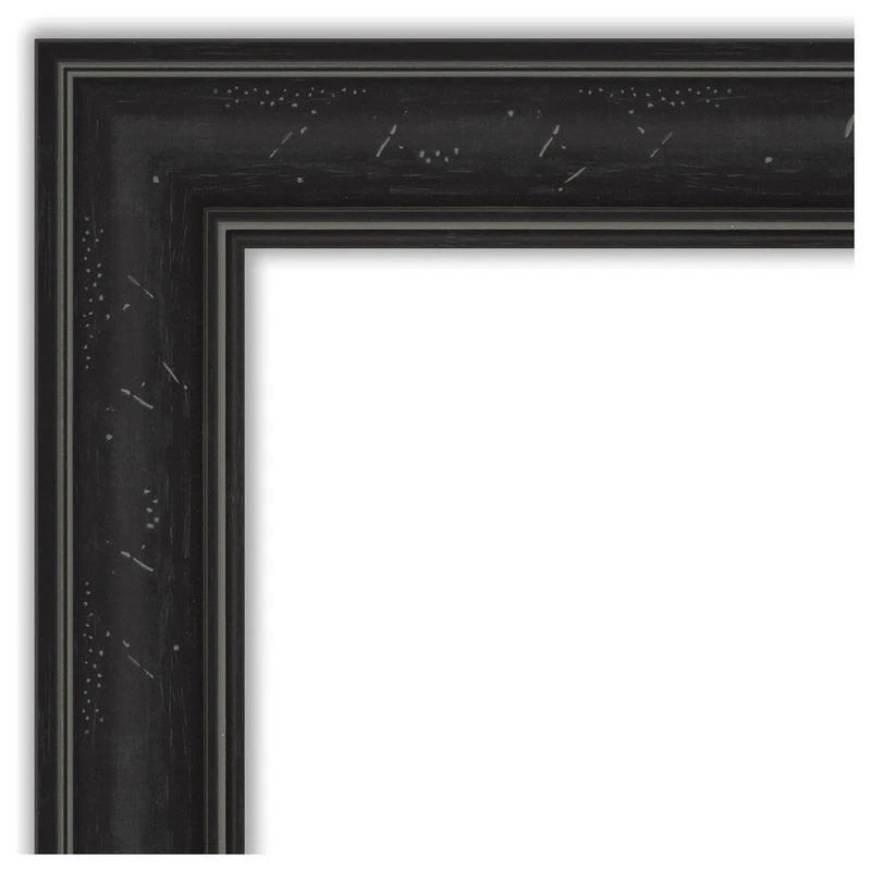 Amanti Art Shipwreck Black Narrow Beveled Bathroom Wall Mirror - 32 X 26 In. 6 Amanti Art Shipwreck Black Narrow Beveled Bathroom Wall Mirror - 32 X 26 In. - Image 4