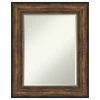 Amanti Art Ballroom Bronze Beveled Bathroom Wall Mirror - 25.5 X 31.5 In.