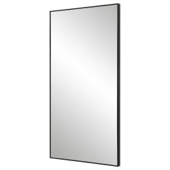 Vhomes Lights 20-in X 40-in Black Framed Wall Mirror -Laural Home Shop ed81979803f0489e 8142 w800 h800 b1 p0