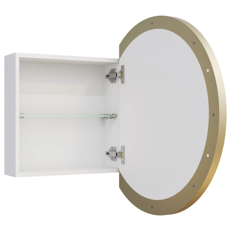 Glass Warehouse Medicine Cabinets, Satin Brass 10 Glass Warehouse Medicine Cabinets, Satin Brass - Image 8