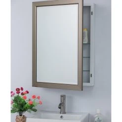 Bellaterra Home Mirrored Medicine Cabinet 8 Bellaterra Home Mirrored Medicine Cabinet -Laural Home Shop ee11e7c006e335db 2220 w800 h800 b0 p0
