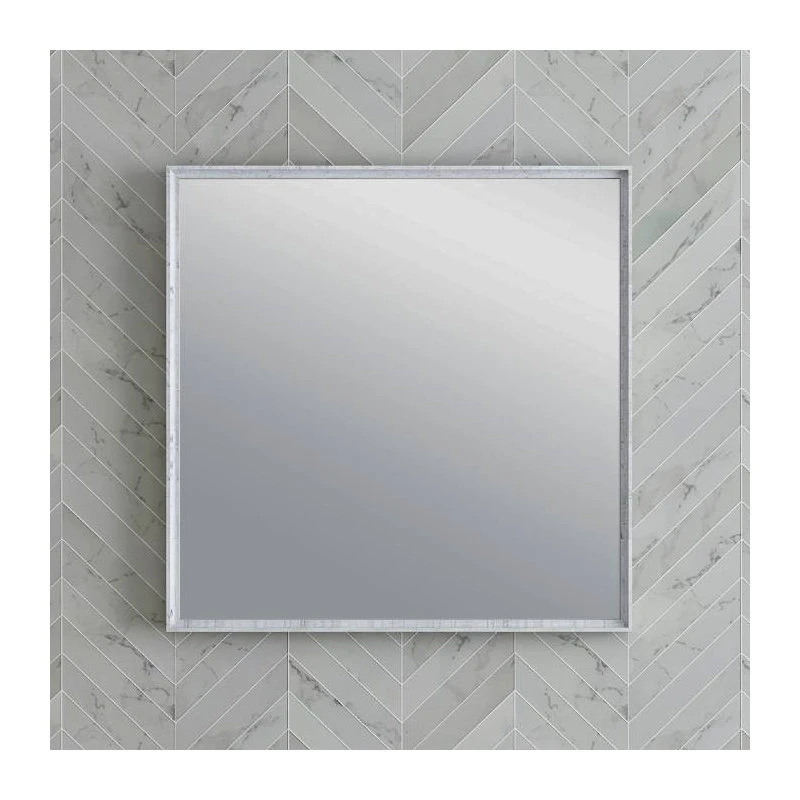 Fresca Formosa 32" Rustic White Bathroom Mirror 6 Fresca Formosa 32" Rustic White Bathroom Mirror - Image 4