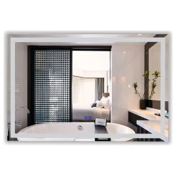 CHLOE Lighting, Inc. CHLOE Lighting LUMINOSITY Rectangular TouchScreen LED Mirror 22 CHLOE Lighting, Inc. CHLOE Lighting LUMINOSITY Rectangular TouchScreen LED Mirror -Laural Home Shop ee61c5d30fdd41b6 5613 w800 h800 b1 p0