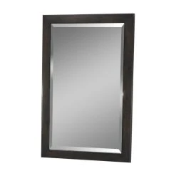 InFurniture Inc., 22"x34" Bevel Edge Framed Mirror