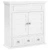 Crosley Lydia Wall Cabinet, White