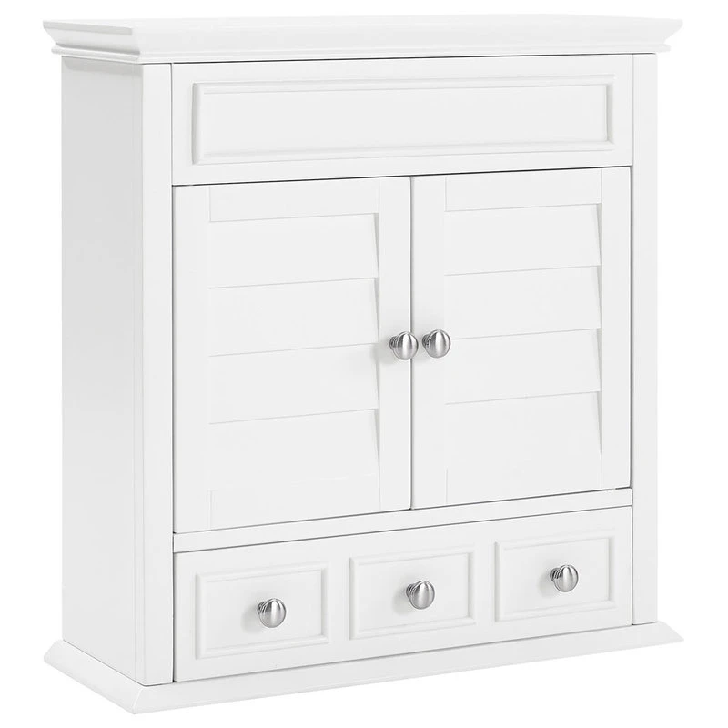 Crosley Lydia Wall Cabinet, White 3 Crosley Lydia Wall Cabinet, White
