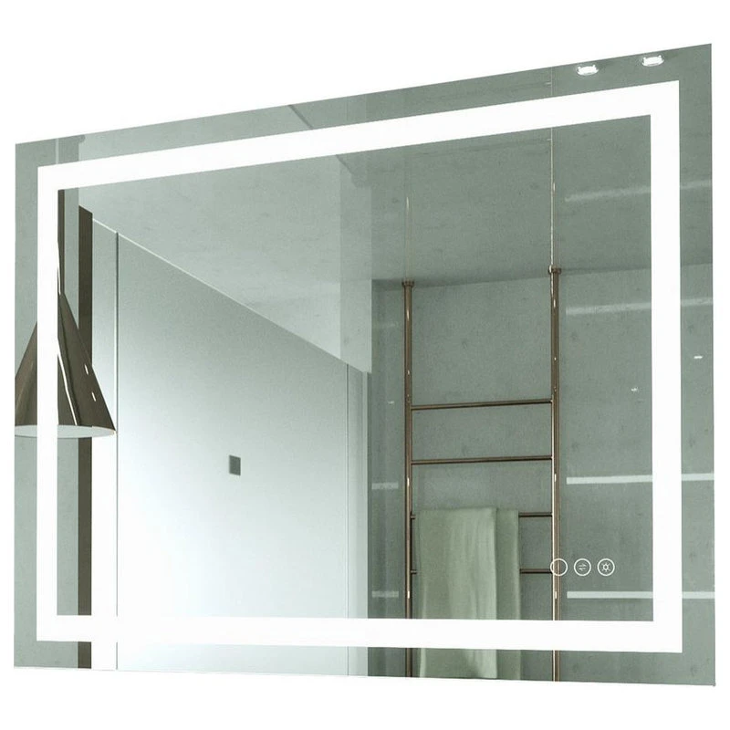 KINWELL LED Lighted Bathroom Mirror With Defogger And Dimmer, 32"x40" 3 KINWELL LED Lighted Bathroom Mirror With Defogger And Dimmer, 32"x40"