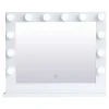 Elegant Furniture & Lighting Elegant Decor Brenda 26" X 32" Plug In LED Vanity Mirror In White 1 Elegant Furniture & Lighting Elegant Decor Brenda 26" X 32" Plug In LED Vanity Mirror In White -Laural Home Shop ef21d37901e10422 3825 w800 h800 b1 p0