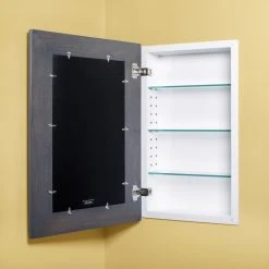 Fox Hollow Furnishings Concealed Picture Frame Medicine Cabinet, Gray, 14"x24" 10 Fox Hollow Furnishings Concealed Picture Frame Medicine Cabinet, Gray, 14"x24" -Laural Home Shop ef51a5480a97258f 2992 w800 h800 b0 p0