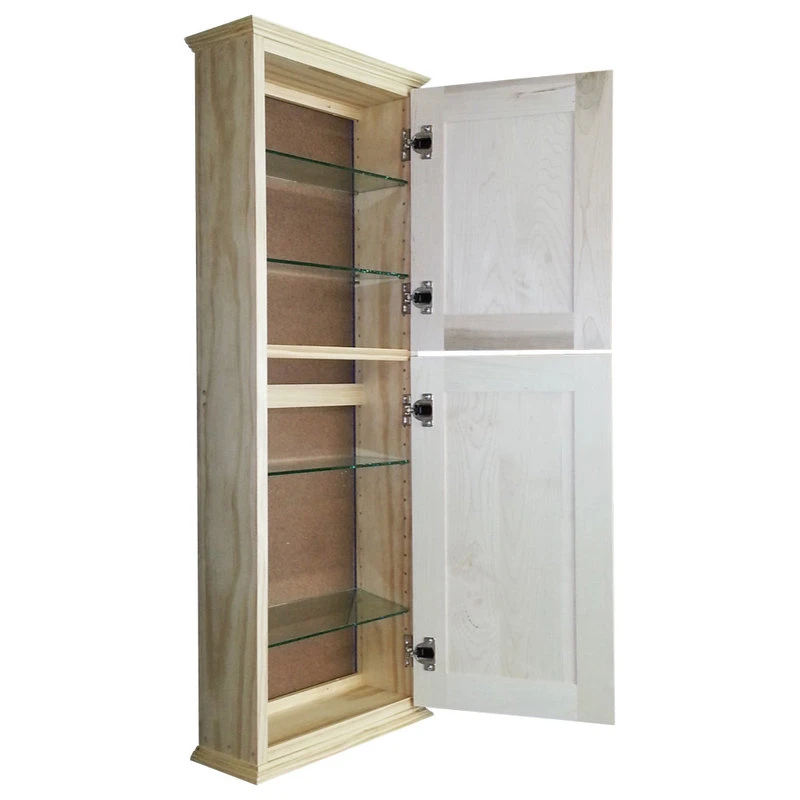Timber Tree Cabinets Angela On The Wall Unfinished Cabinet 43.5h X 15.5w X 8d 4 Timber Tree Cabinets Angela On The Wall Unfinished Cabinet 43.5h X 15.5w X 8d - Image 2