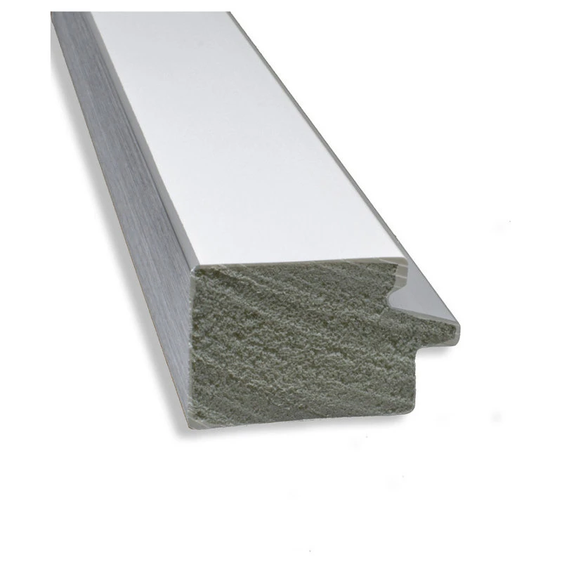 Amanti Art Eva White Silver Narrow Non-Beveled Bathroom Wall Mirror - 21 X 27 In. 4 Amanti Art Eva White Silver Narrow Non-Beveled Bathroom Wall Mirror - 21 X 27 In. - Image 2