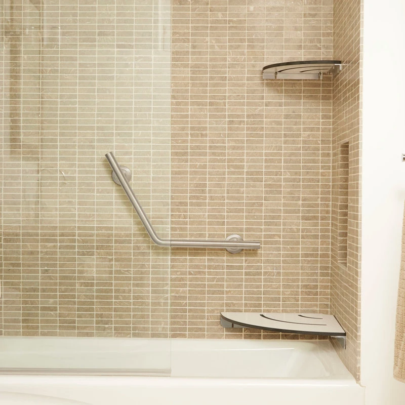 Seachrome Corporation White Corner Shower Seat With 18" Radius 11 Seachrome Corporation White Corner Shower Seat With 18" Radius - Image 9