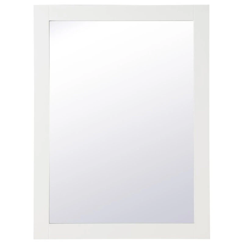 Elegant Furniture & Lighting Anderson Rectangle Vanity Mirror 27", White 3 Elegant Furniture & Lighting Anderson Rectangle Vanity Mirror 27", White