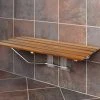 Crosslinks 36" ADA Compliant Teak Wood Folding Shower Bench Seat, Wall Mounted 1 Crosslinks 36" ADA Compliant Teak Wood Folding Shower Bench Seat, Wall Mounted -Laural Home Shop f0b1304e00ef7a22 0316 w800 h800 b0 p0
