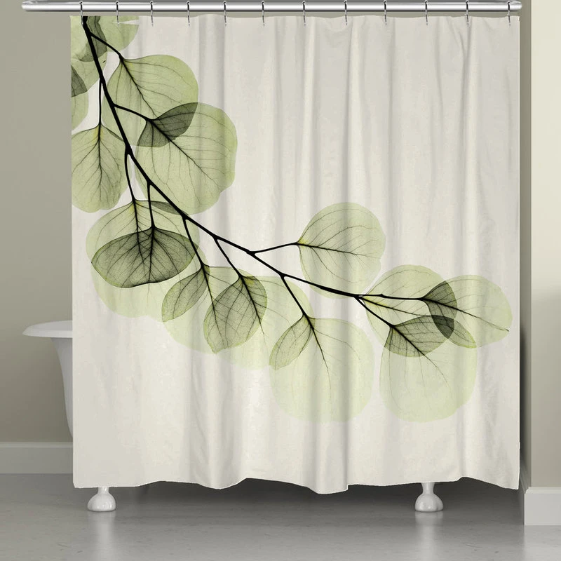Laural Home Eucalyptus Shower Curtain 4 Laural Home Eucalyptus Shower Curtain - Image 2