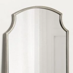 Uniek Carlow Framed Wall Mirror, Silver 20x30 19 Uniek Carlow Framed Wall Mirror, Silver 20x30 -Laural Home Shop f181136501b121b8 6170 w800 h800 b0 p0