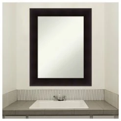Amanti Art Portico Espresso Non-Beveled Wood Bathroom Wall Mirror - 23.5 X 29.5 In. 17 Amanti Art Portico Espresso Non-Beveled Wood Bathroom Wall Mirror - 23.5 X 29.5 In. -Laural Home Shop f1f11e6102bdddeb 6146 w800 h800 b1 p0
