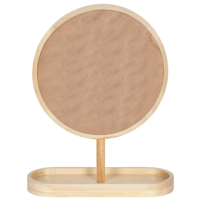 Uniek Travis Framed Tabletop Mirror, Natural 17x21 6 Uniek Travis Framed Tabletop Mirror, Natural 17x21 - Image 4