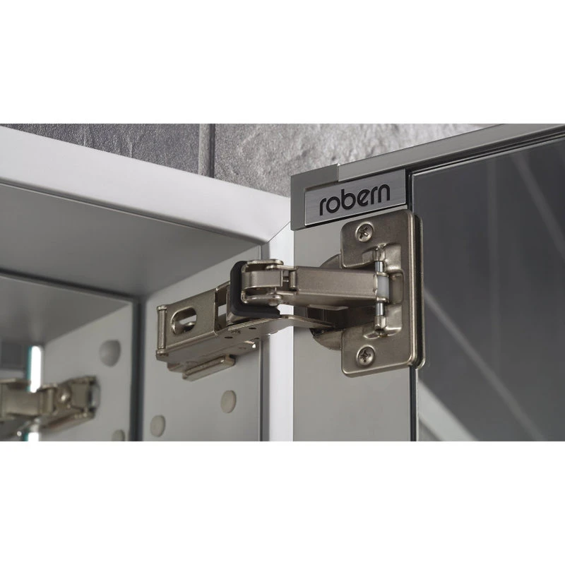Robern M Series Cabinet 24"x40"x4" Flat Top Polished Edge Right Hinge 12 Robern M Series Cabinet 24"x40"x4" Flat Top Polished Edge Right Hinge - Image 10