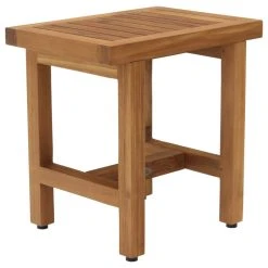 AquaTeak Patented 18" Spa Lotus Teak Shower Bench -Laural Home Shop f2f1f89d0d93b996 0232 w800 h800 b1 p0