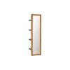 Vida XL International B.V. VidaXL Solid Teak Wood Wall Mirror With Shelves Wooden Mirror Bedroom Bathroom
