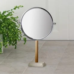 TATARA Nu Steel Stone Finish Mirror -Laural Home Shop f3a128480e7c5d05 8926 w800 h800 b0 p0