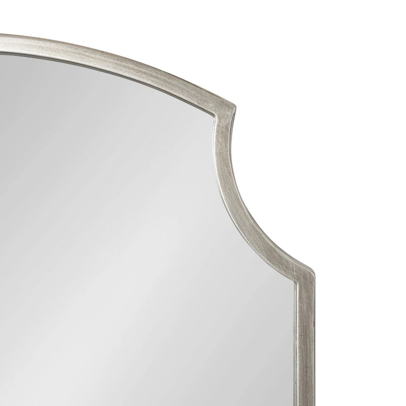 Uniek Carlow Framed Wall Mirror, Silver 20x30 5 Uniek Carlow Framed Wall Mirror, Silver 20x30 - Image 3