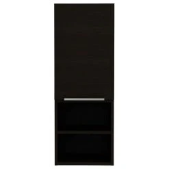 FM FURNITURE Milwaukee Medicine Cabinet, Black Wengue