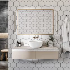 Eviva LLC EVIVA Gold 42x30" Modern Framed Bathroom Mirror 11 Eviva LLC EVIVA Gold 42x30" Modern Framed Bathroom Mirror -Laural Home Shop f47103e402f99102 0282 w800 h800 b0 p0