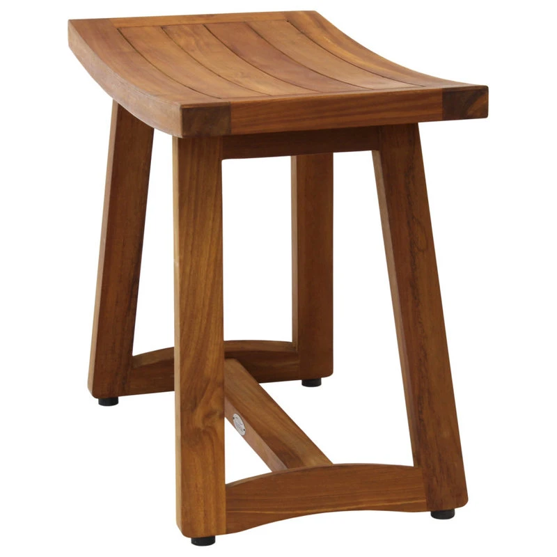 AquaTeak Patented 24" Asia® Buru Teak Shower Bench 14 AquaTeak Patented 24" Asia® Buru Teak Shower Bench - Image 12