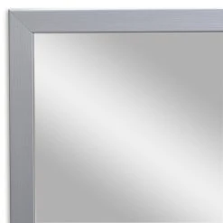 FrameMyMirror Ellis Framed Wall Mirror, Satin Nickel, 28"x36" -Laural Home Shop f4d1fe4a03ebb424 1813 w800 h800 b0 p0