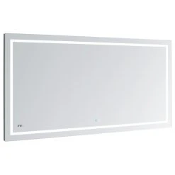 AQUADOM Daytona LED Lighted Bathroom Fog Free Dimmable Mirror 60"x30"x1"