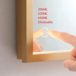 Elegant Furniture & Lighting Modern Brass Led Mirror 25 Elegant Furniture & Lighting Modern Brass Led Mirror -Laural Home Shop f5814d8e028378e8 7513 w800 h800 b0 p0