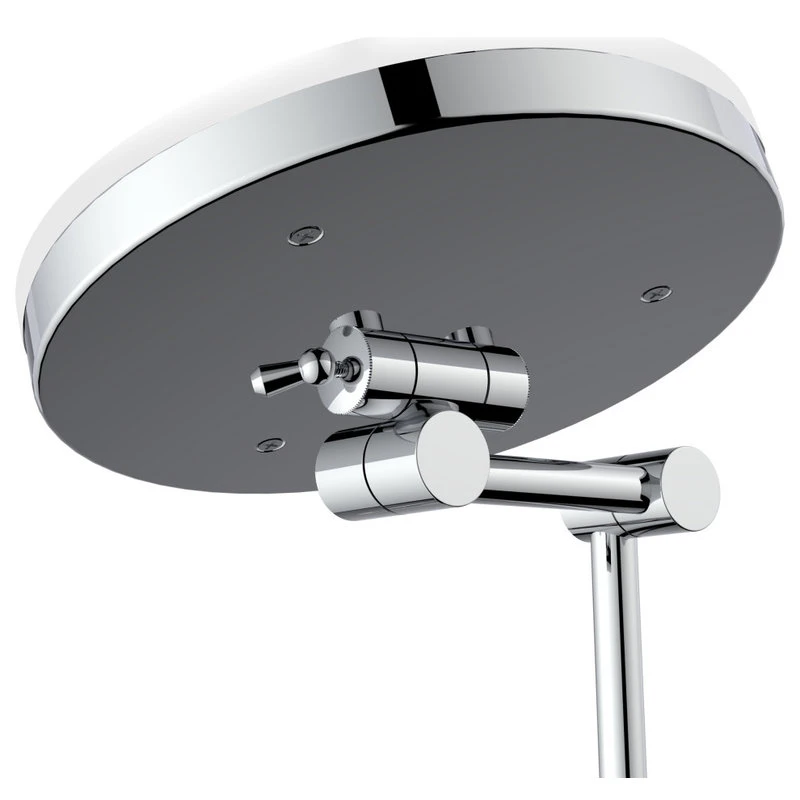 Wellfor 8" LED Wall Mount Two-Sided Makeup Vanity Mirror 3X Magification Rotation 8 Wellfor 8" LED Wall Mount Two-Sided Makeup Vanity Mirror 3X Magification Rotation - Image 6