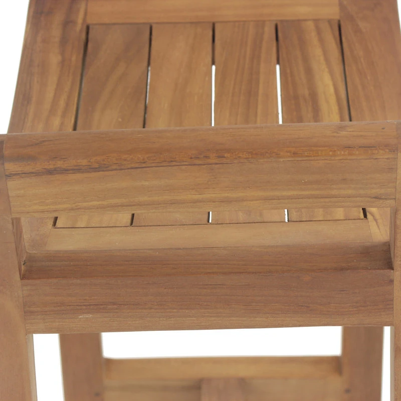 AquaTeak Patented Asia® Ascend Teak Shower Bench With Elevated Height 6 AquaTeak Patented Asia® Ascend Teak Shower Bench With Elevated Height - Image 4
