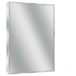 Head West, Inc. Head West Glossy Chrome Framed Accent Mirror - 24x30
