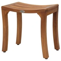 AquaTeak Patented 18" Asia Curve Teak Shower Bench 24 AquaTeak Patented 18" Asia Curve Teak Shower Bench -Laural Home Shop f9d1ffac0d9384fa 6540 w800 h800 b1 p0