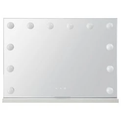 Inspired Home Abdirahman Mirror, LED Bulbs, Color Modes, 20.4Lx4.7Wx16.7H