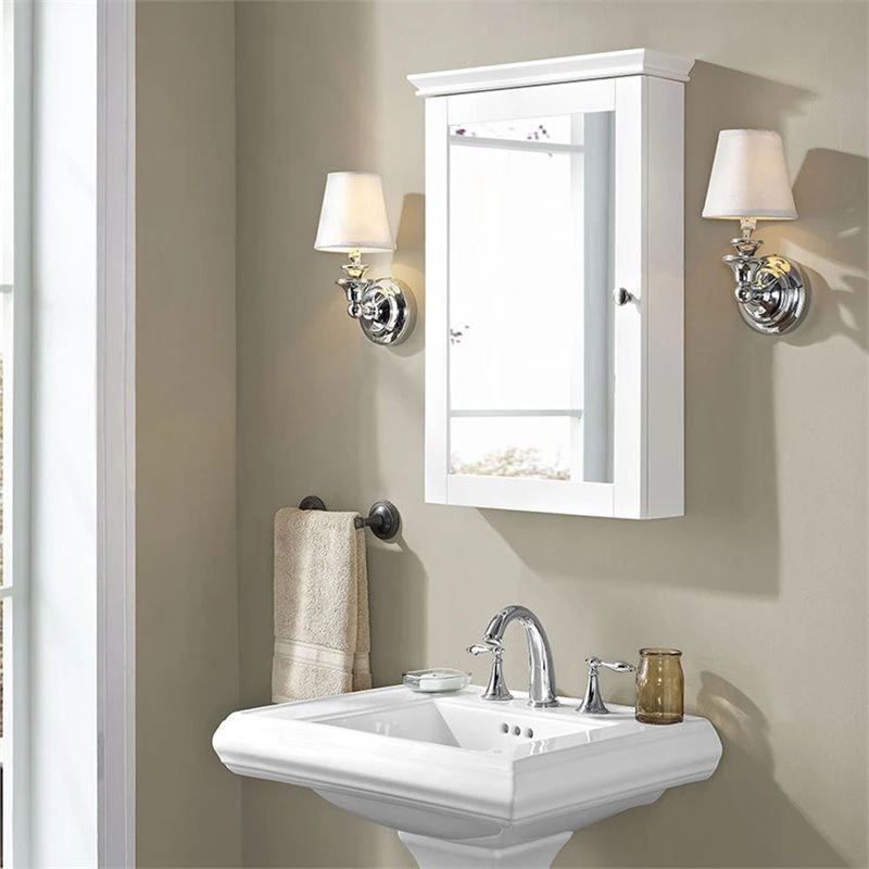Pemberly Row Mirror Medicine Cabinet In White 4 Pemberly Row Mirror Medicine Cabinet In White - Image 2