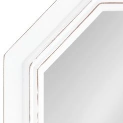 Uniek Palmer Wood Octagon Wall Mirror, White 9 Uniek Palmer Wood Octagon Wall Mirror, White -Laural Home Shop fae143650fb40ea7 5174 w800 h800 b0 p0