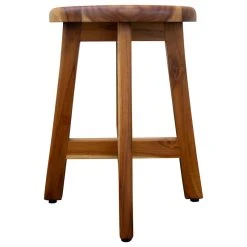 EcoDecors Shoji Solid Teak Bath Shower Stool 8 EcoDecors Shoji Solid Teak Bath Shower Stool -Laural Home Shop fb11b3860cb783c3 8252 w800 h800 b1 p0