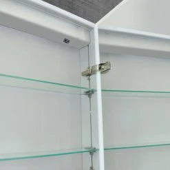 Lighted Impressions Vienna 32"x28" Surface-Mount LED Mirror Medicine Cabinet -Laural Home Shop fc81a47e0a6f56f1 0234 w800 h800 b0 p0