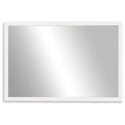 FrameMyMirror Ellis Framed Wall Mirror, White, 36"x48" -Laural Home Shop fd218a1103ebb3e0 1726 w800 h800 b1 p0